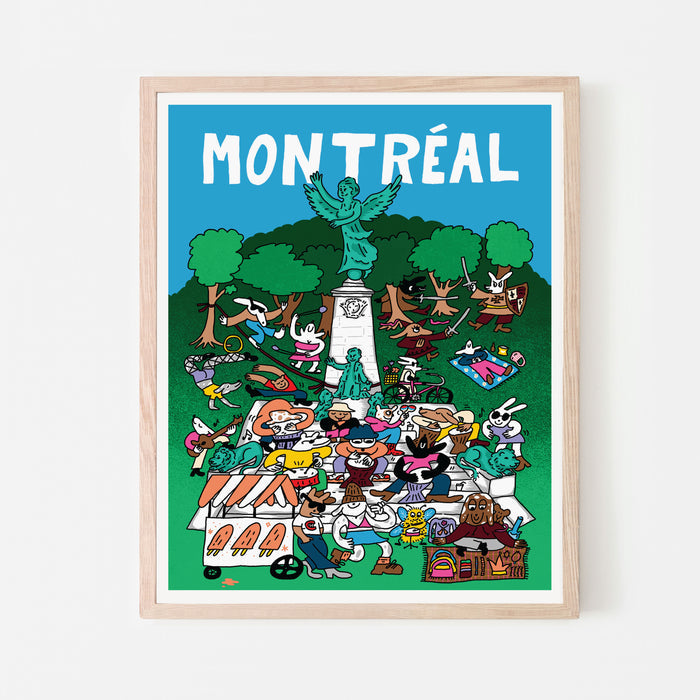 MONTRÉAL TAM-TAMS, 8" x 10" — by Amery Sandford