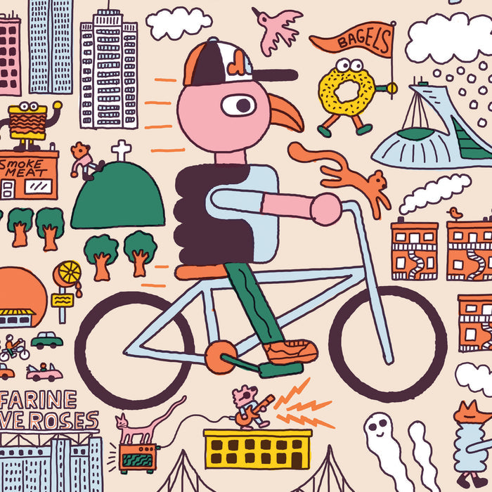 MONTRÉAL TOUT-TERRAIN, Poster 8" X 10" — by Benoit Tardif