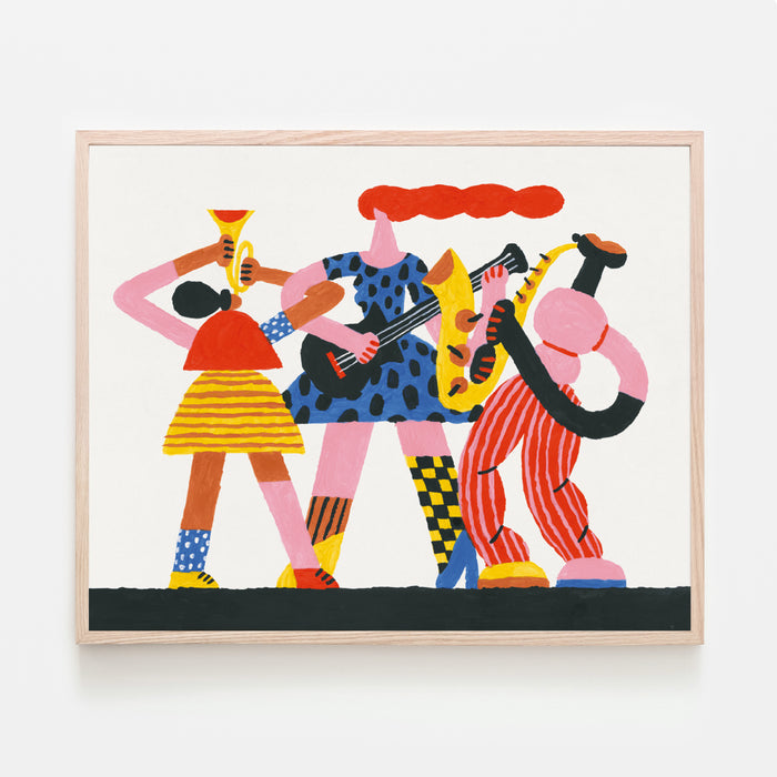MUSICIANS, 10" X 8" — by Anastacia Sholik