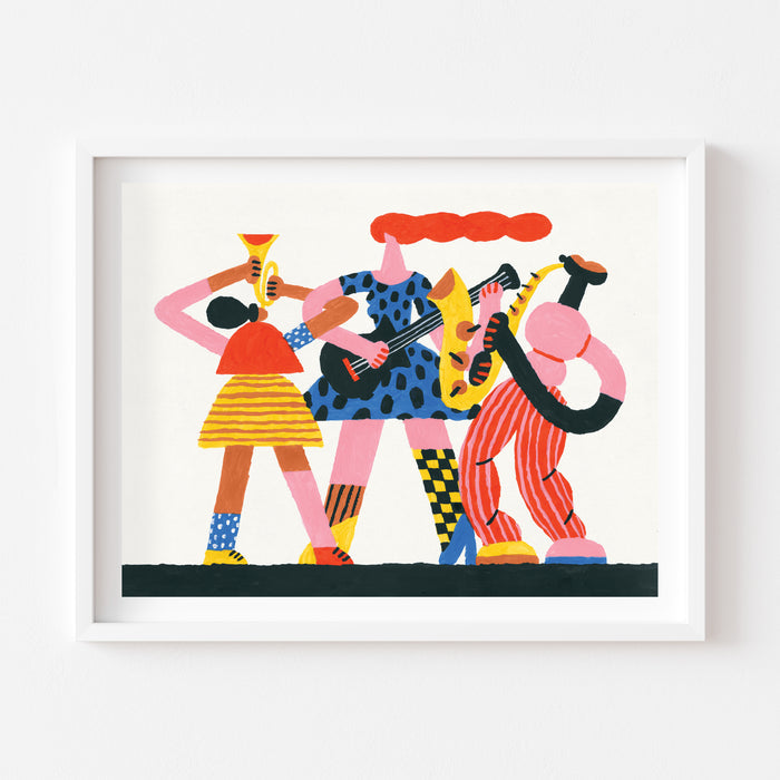 MUSICIANS, 11" X 14" — by Anastacia Sholik