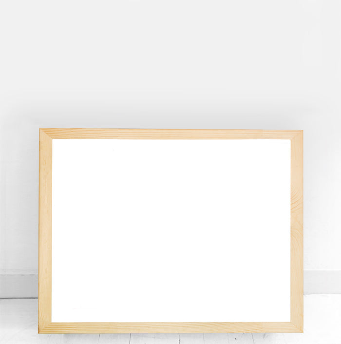 NATURAL WOOD FRAME — Multiple Sizes — PICK UP ONLY