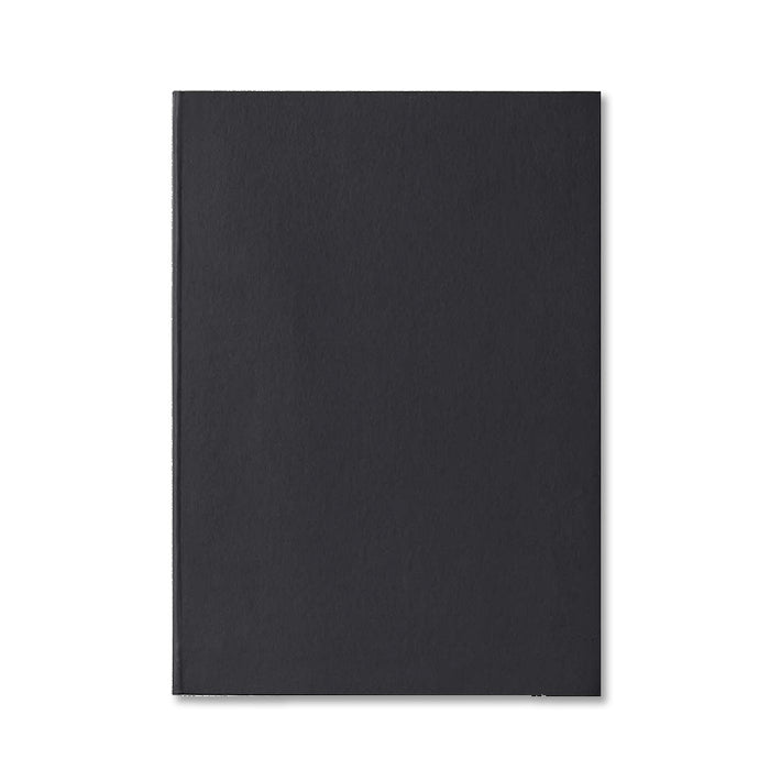 NERO ORIENTE MIDSIZED BLANK NOTEBOOK A5 — by PdiPigna