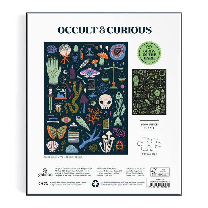 OCCULT AND CURIOUS 1000 PIECES PUZZLE — by Camille Chew