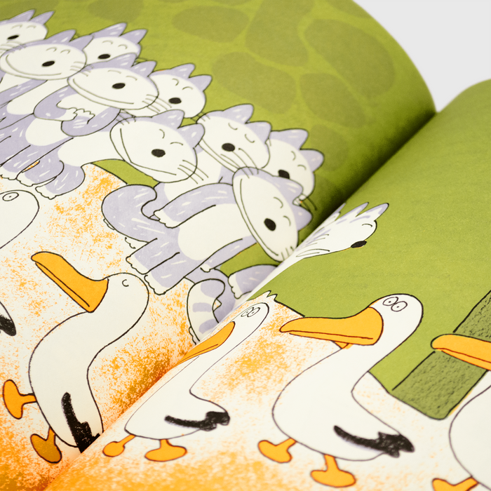 ONZE CHATONS ET L'ALBATROS — by Noboru Baba