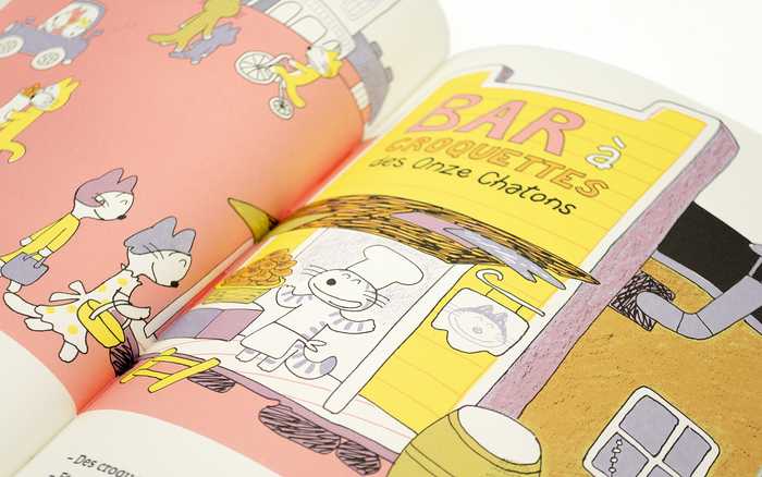 ONZE CHATONS ET L'ALBATROS — by Noboru Baba