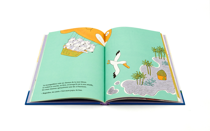 ONZE CHATONS ET L'ALBATROS — by Noboru Baba