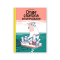 ONZE CHATONS ET UN POISSON — by Noboru Baba