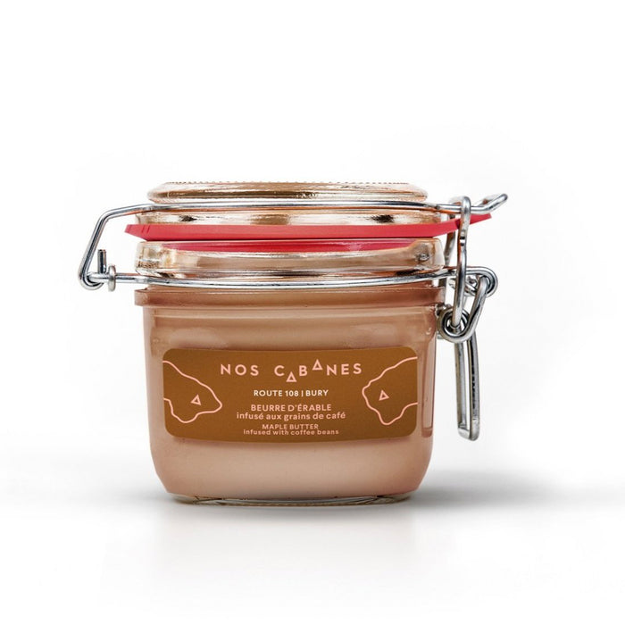 ORGANIC MAPLE BUTTER INFUSED WITH COFFEE BEANS (multiple sizes) — by NOS CABANES