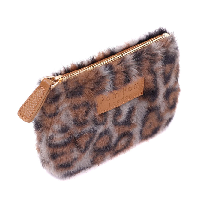 Original Bag Leopard Print Faux Fur Maple Bundle-Pom Pom London