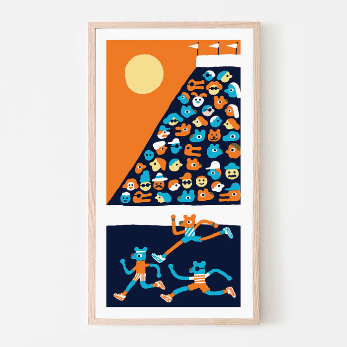 OURS SPORTIFS, 16" x 26" — by Benoit Tardif