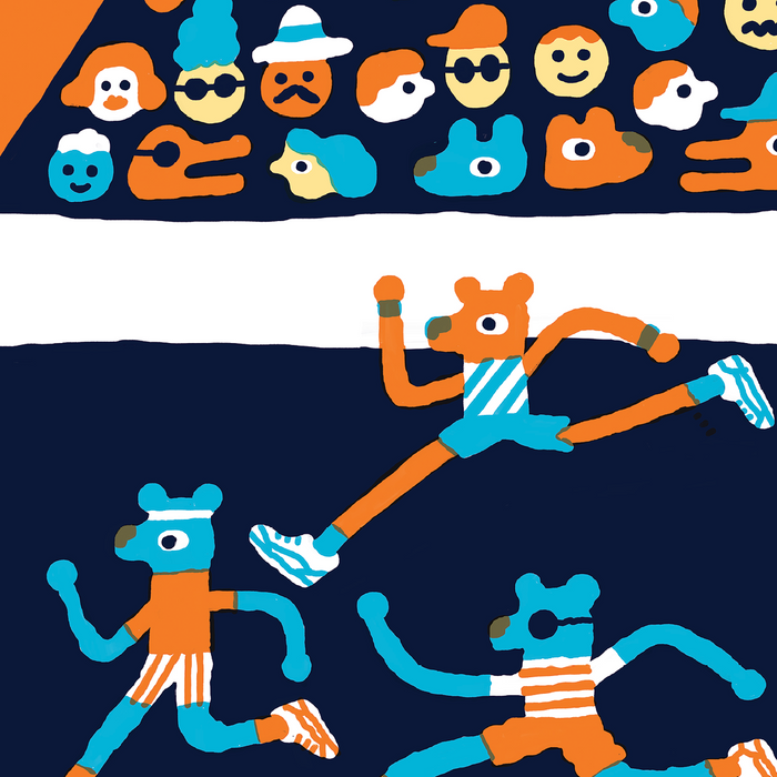 OURS SPORTIFS, 16" x 26" — by Benoit Tardif