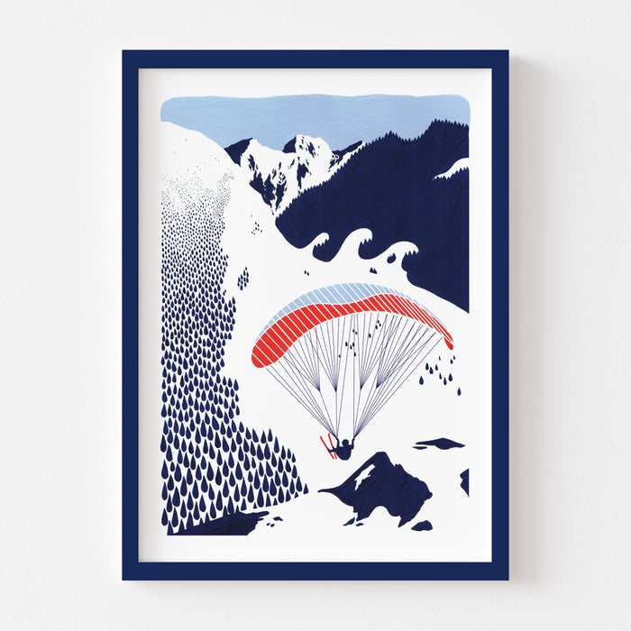 PARAPENTE - 29,7 x 42 cm (A3) — by Mona Leu-Leu