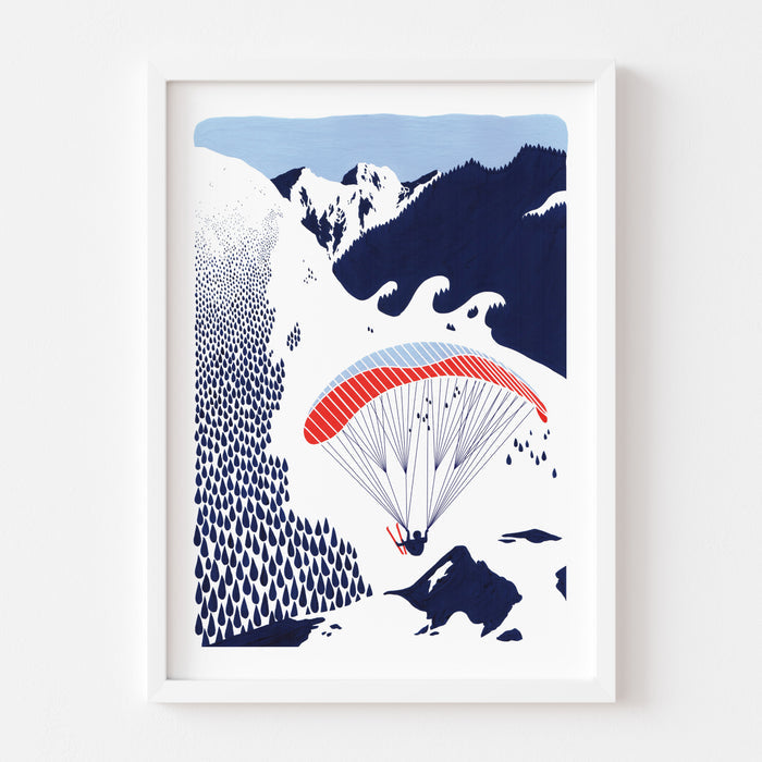 PARAPENTE - 29,7 x 42 cm (A3) — by Mona Leu-Leu