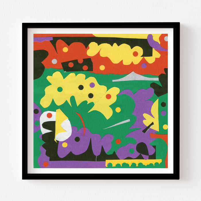 PARK (COLLAGE), 20" X 20" — by Anastacia Sholik