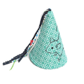 PARTY HAT WITH SILK SCREEN PRINT OF MOUSE — by La fée raille