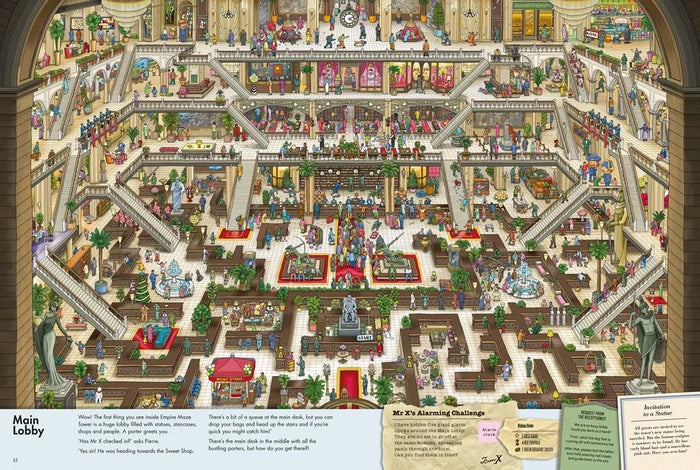 PIERRE THE MAZE DETECTIVE: The Mystery of the Empire Maze Tower — by Hiro Kamigaki and IC4DESIGN