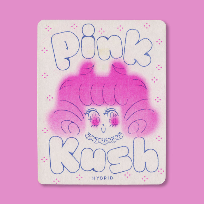 PINK KUSH, 5” X 6.5” — by Aless MC