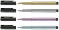 Pitt Artist 1.5mm Bullet Pens, Metallic – Pack of 4