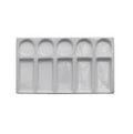 Porcelain Palette 5 Well Slant