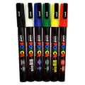 POSCA PC-3M — BASIC (SET OF 6) — by UNI Mitsubishi pencil