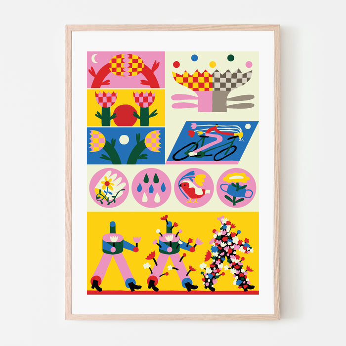 POST COVID, 18" X 24" — by Anastacia Sholik