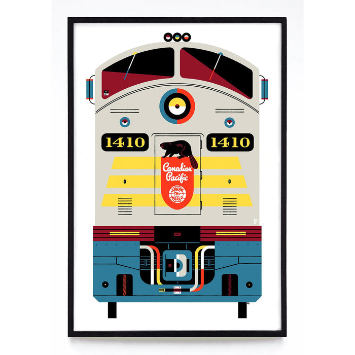 Poster CANADIAN PACIFIC no.1410 (multiple sizes) — by Raymond Biesinger