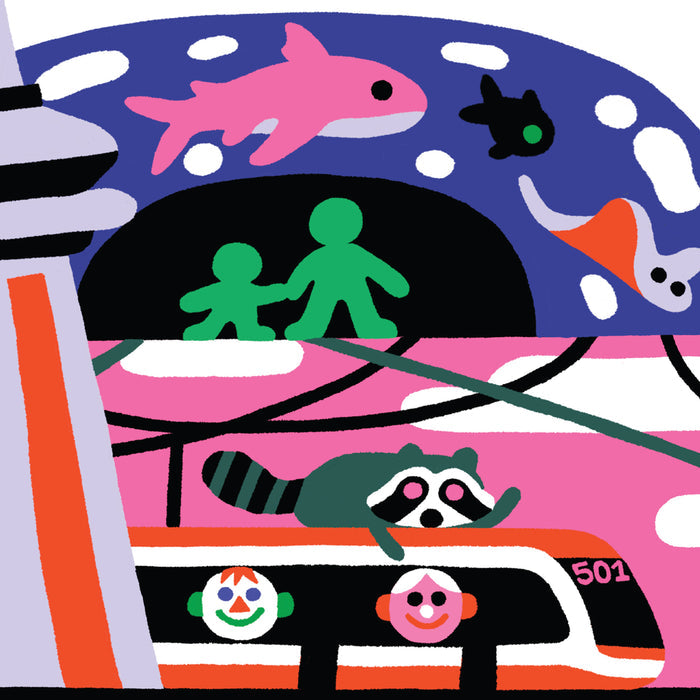 Poster TORONTO ICONS, 8" x 10" — by Jess Hannigan