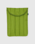 PUFFY LAPTOP SLEEVE, “Green Juice” 13"/14" — by Baggu