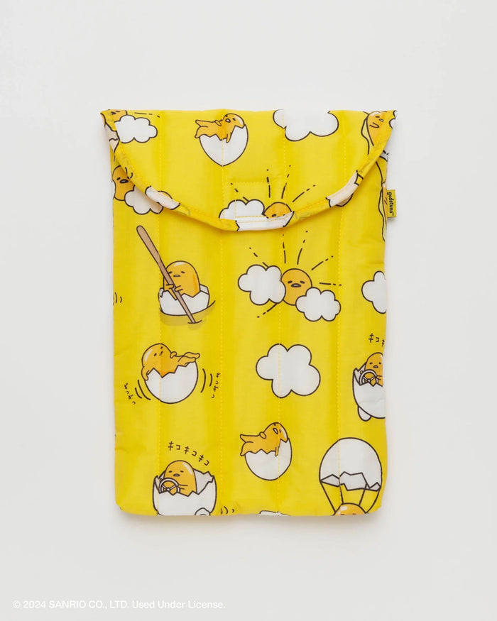 PUFFY LAPTOP SLEEVE, GUDETAMA 13"/14" — by Baggu