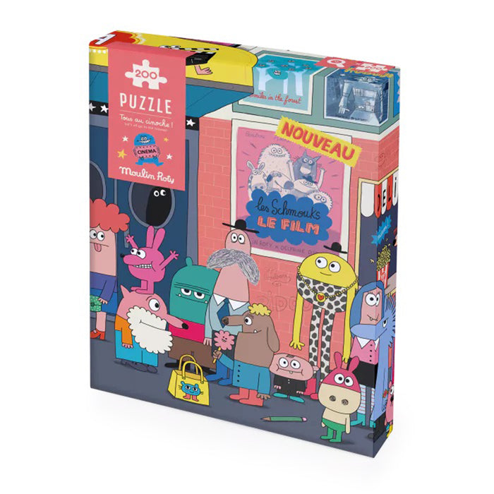 PUZZLE “LET'S GO TO THE MOVIES!” 200 PIECES — by Moulin Roty