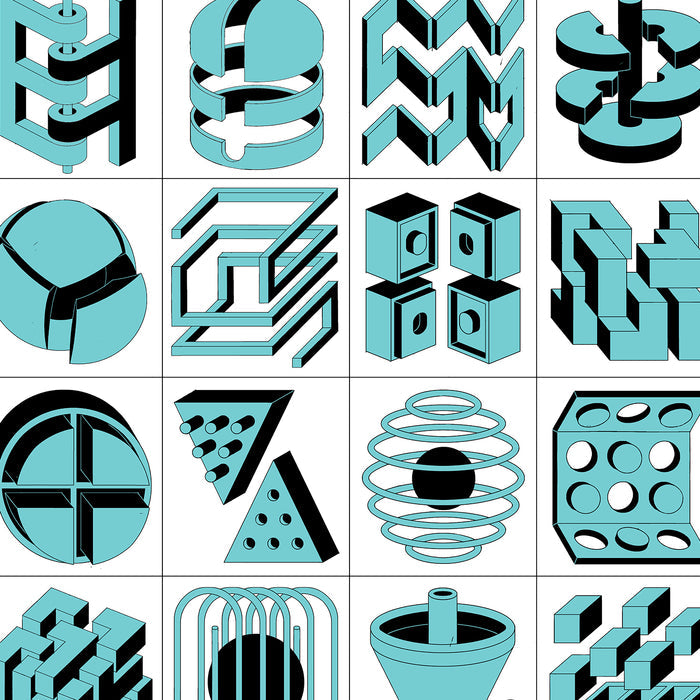 PUZZLES, 50x70 cm  — Screen Print by Jesse Jacobs