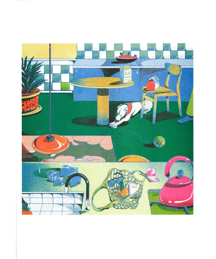 QUAD IN QUAD ROOM - 29,7 x 42 cm — by Beya Panicha