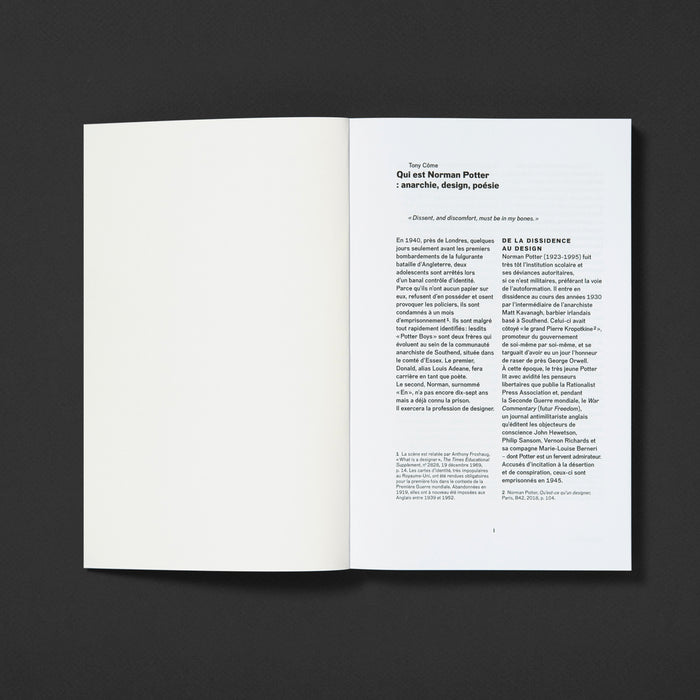QU’EST-CE QU’UN DESIGNER : OBJETS. LIEUX. MESSAGES. — by Norman Potter