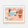 QUIET BEACH, 10" X 8" — by Isabelle Feliu
