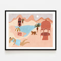 QUIET BEACH, 24" X 18" — by Isabelle Feliu