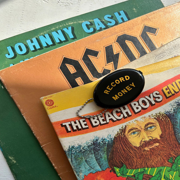 "RECORD MONEY" COIN POUCH