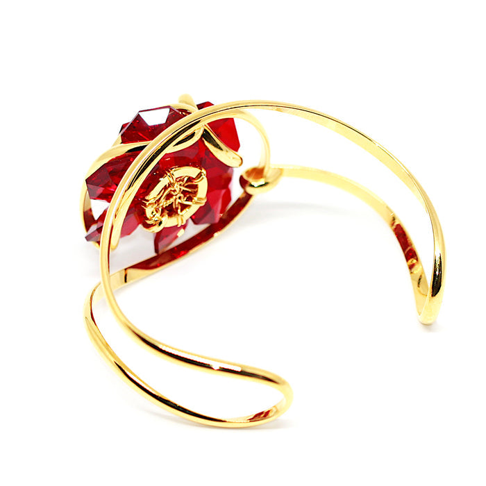 RED FLOWER BRACELET