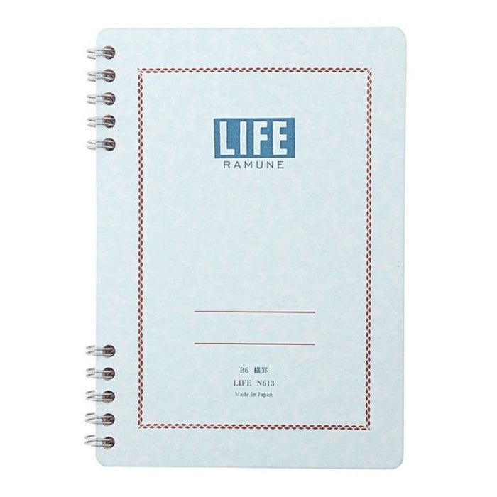 RINGED NOTEBOOK, RULED AND SECTION A6 — by L!FE