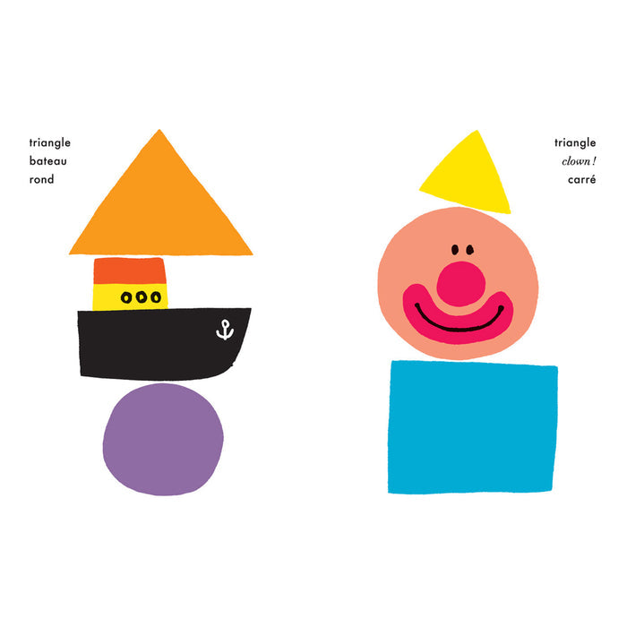 ROND, TRIANGLE, ÉLÉPHANT : UN LIVRE PLEIN DE FORMES ET DE SURPRISES — by Kenji Oikawa and Mayuko Takeuchi
