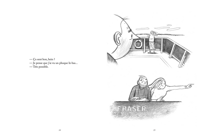 ROSE À L'ÎLE — by Michel Rabagliati