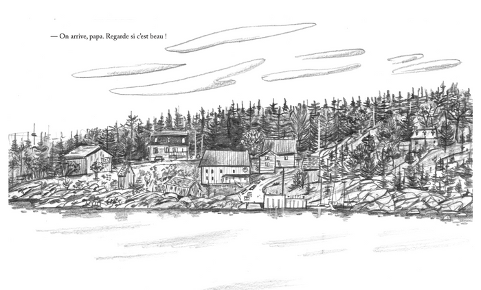 ROSE À L'ÎLE — by Michel Rabagliati