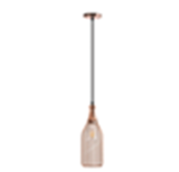 Rose Single-Light Pendant Dining Lamp | Affordable Contemporary Ceiling Light for Dining Room – 6015/1