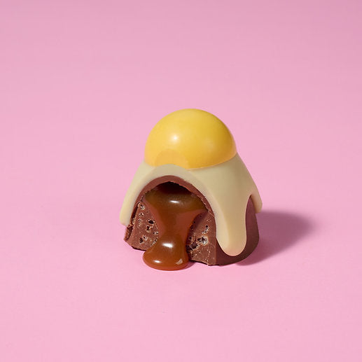 RUNNY CARAMEL CHOCOLATE EGGS  — by Ernestine