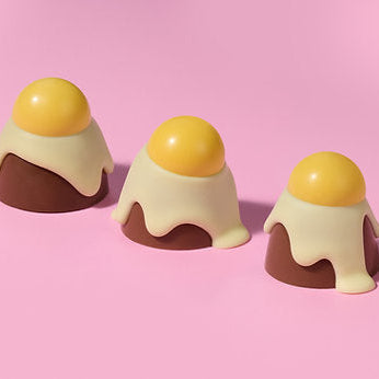 RUNNY CARAMEL CHOCOLATE EGGS  — by Ernestine