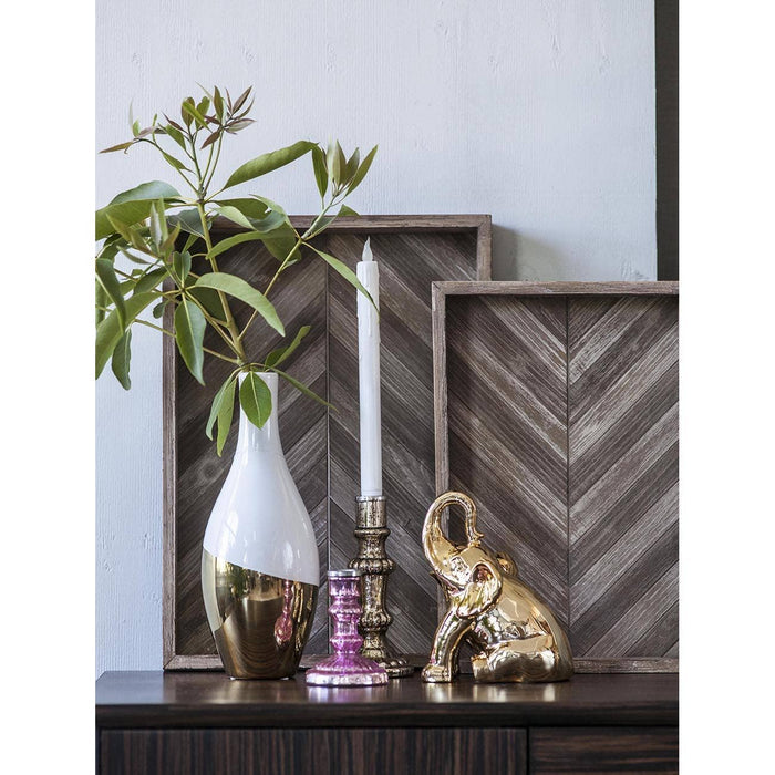S/3 Luminary Treasures Candle Holders - Pink
