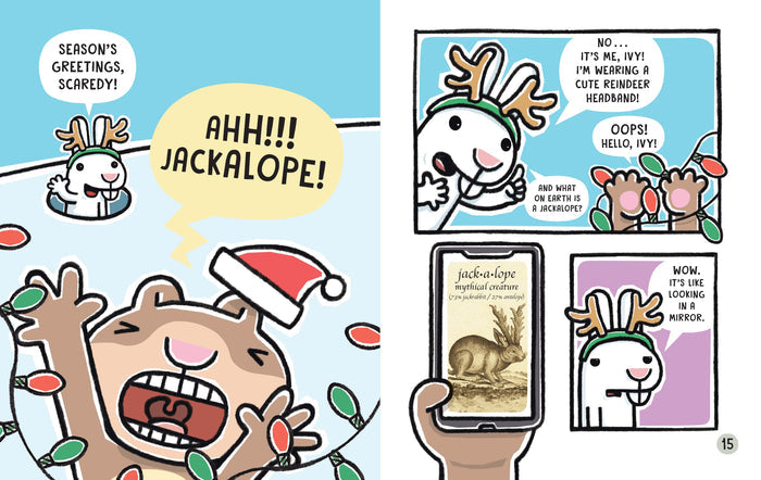 SCAREDY SQUIRREL GETS FESTIVE — by Melanie Watt