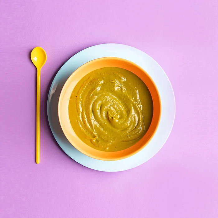 Secret Power Soup ingredients — organic chicken livers, sweet potatoes, broccoli, spinach