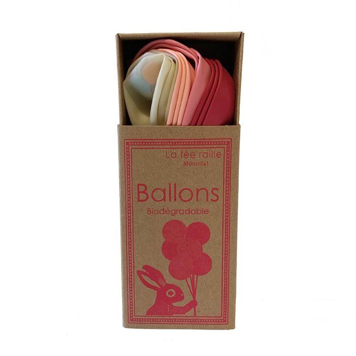 SET OF BIODEGRADABLE BALLOONS BUBBLE GUM — by La fée raille
