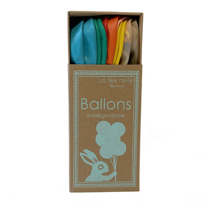 SET OF BIODEGRADABLE BALLOONS CLASSIC — by La fée raille