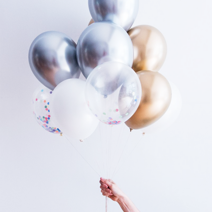 SET OF BIODEGRADABLE BALLOONS DISCO — by La fée raille
